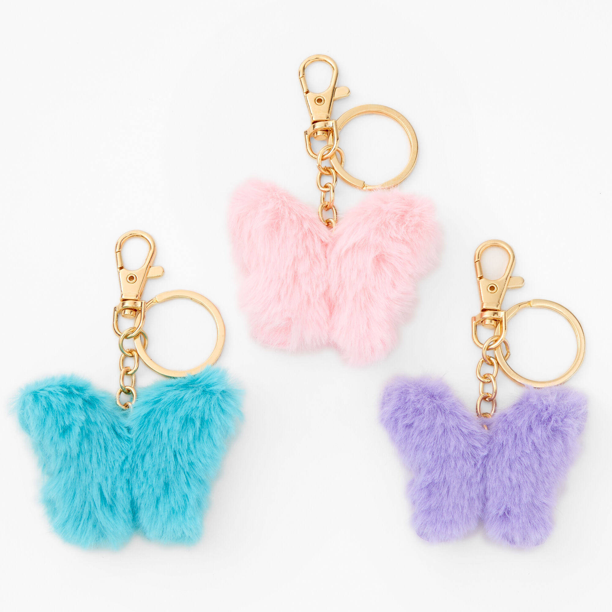 Cute pom pom keychain store