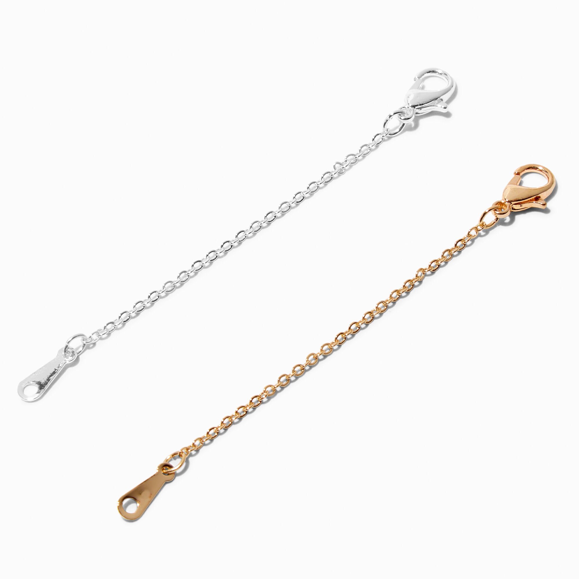 Mixed Metal Chain Extenders 2 Pack Icing US