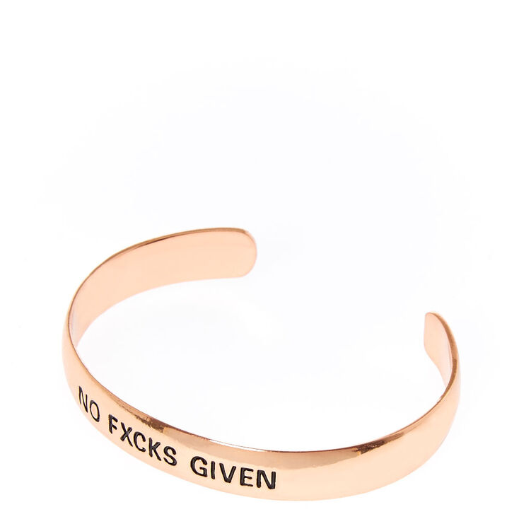 NO FXCKS GIVEN Cuff,