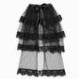 Tiered Black Lace Long Tutu,