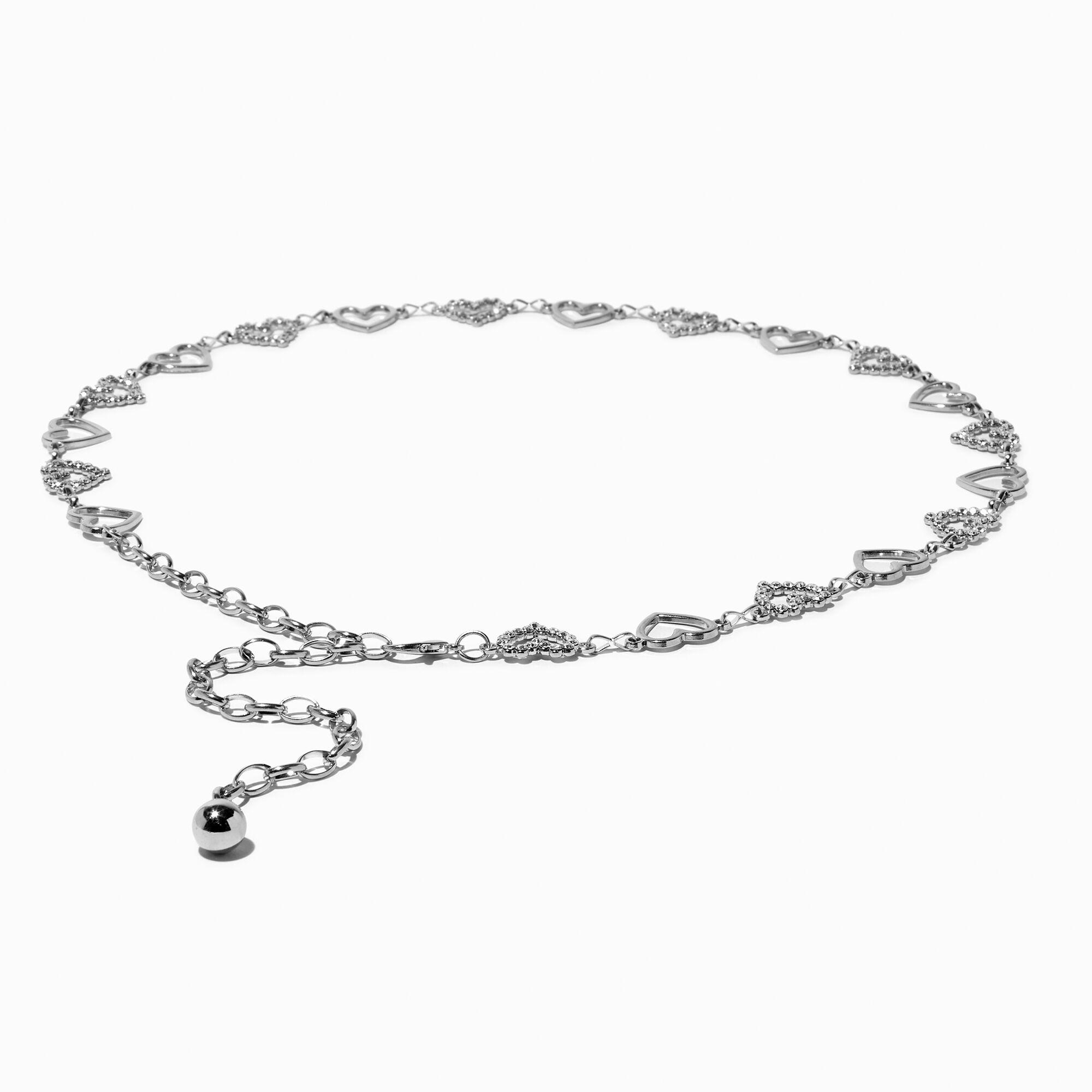 Heart chain link belt shop
