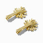 Gold-Tone Sunflower Hair Clips - 2 Pack,