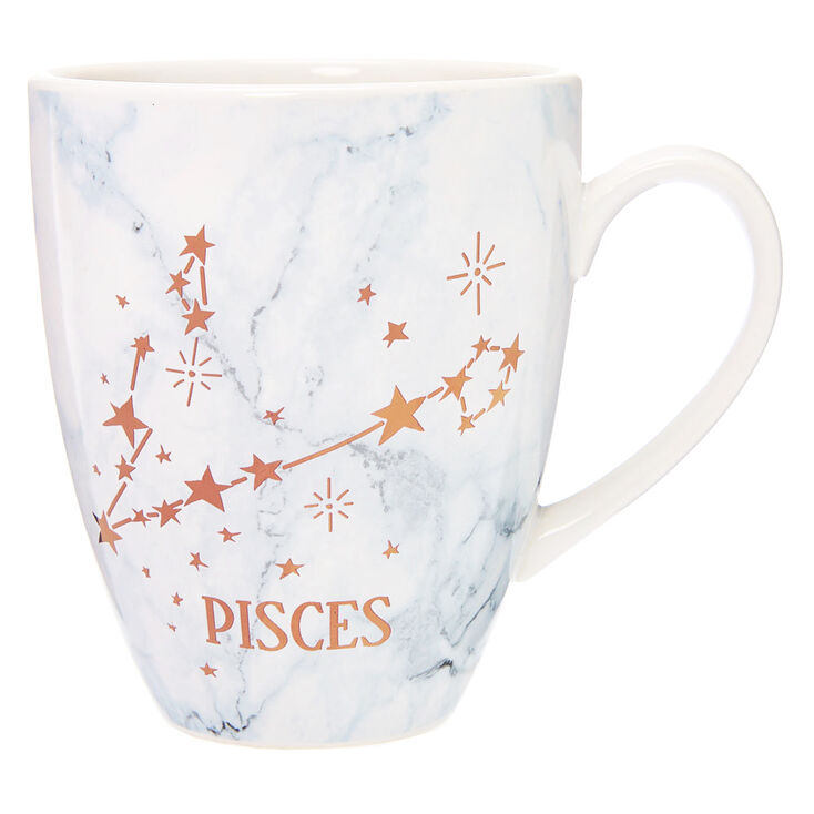 Ceramic Marble Zodiac Mug - Pisces,