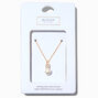 B&#39;Loved by Icing Gold Sterling Silver Cubic Zirconia &amp; Pearl Pendant Necklace,