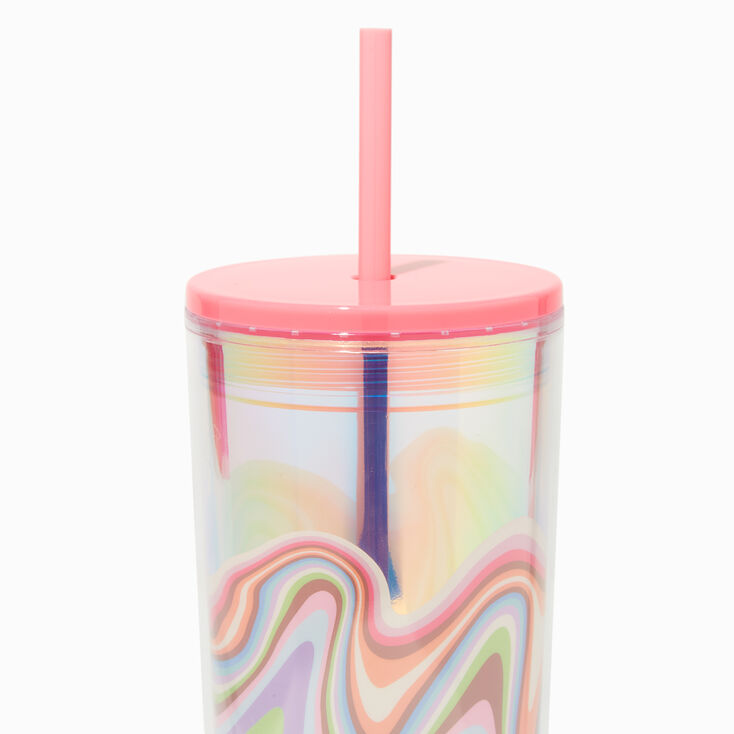 Holographic Wave Design Tumbler,