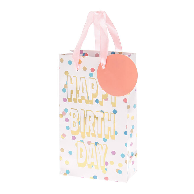 Pastel Polka Dot Hy Birthday Small Gift Bag Icing Us Pastel Polka Dot Hy Birthday Small Gift Bag