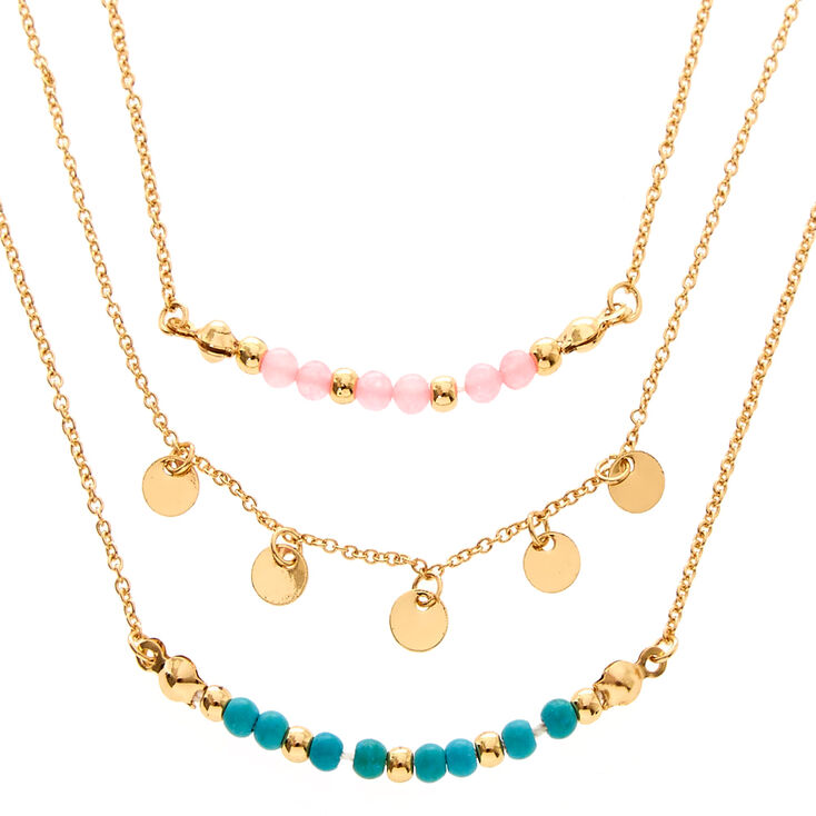 Delicate Beaded Necklace Set,