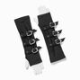 Black Triple Buckle Arm Warmers,