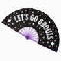 &quot;Let&#39;s Go Ghouls&quot; Folding Fan,
