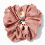 Giant Silky Pink Daisy Hair Scrunchie,