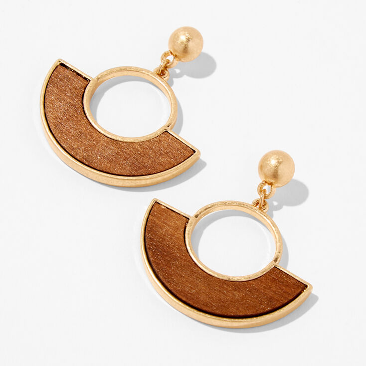 Gold Tone Colored Crystal Flower Stud Earrings,