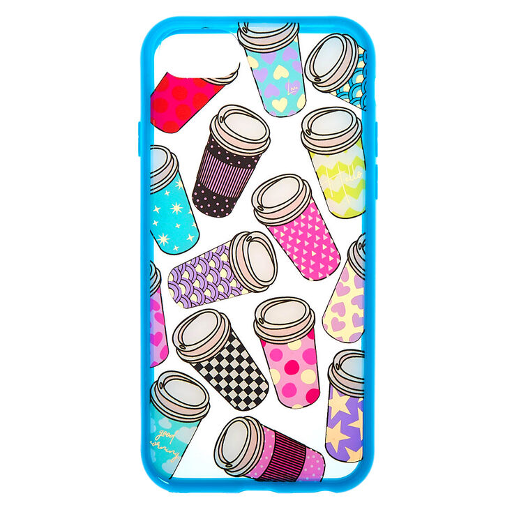 Coffee Cup Clear Phone Case - Fits iPhone 6/7/8,