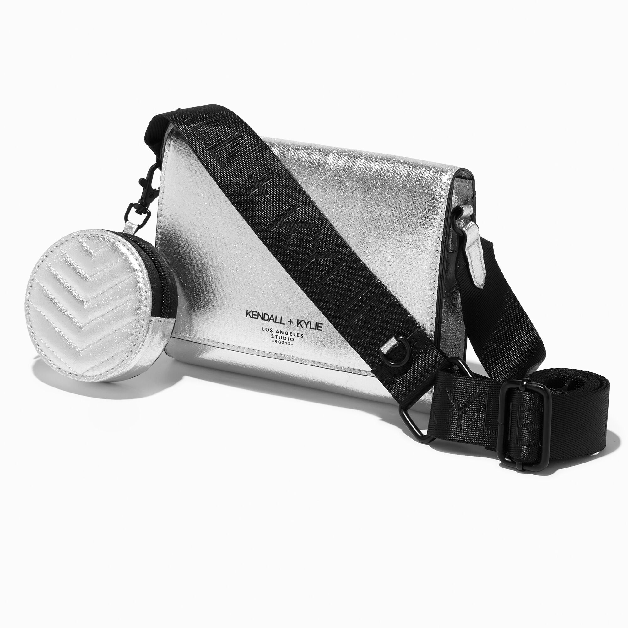 Black silver crossbody bag store