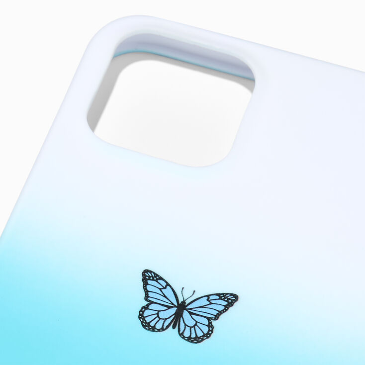 Ombre Blue Butterfly Phone Case - Fits iPhone&reg; 12 Pro Max,