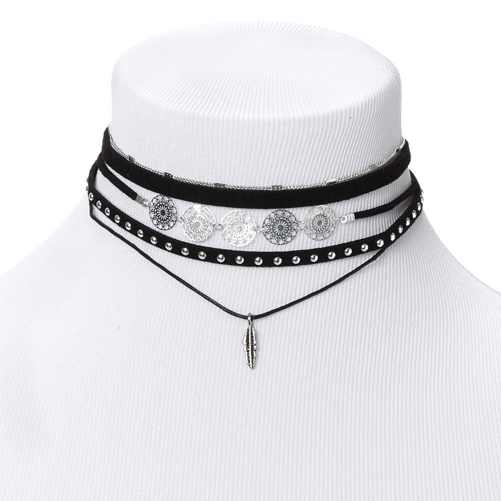 choker necklace in black