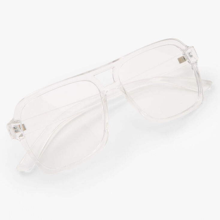 Solar Blue Light Reducing Aviator Clear Lens Frames,