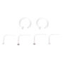 Mixed BioFlex&reg; Stud &amp; Hoop Nose Rings - 6 Pack,