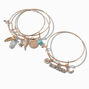 Blessed Charm Bangle Bracelets - 3 Pack,