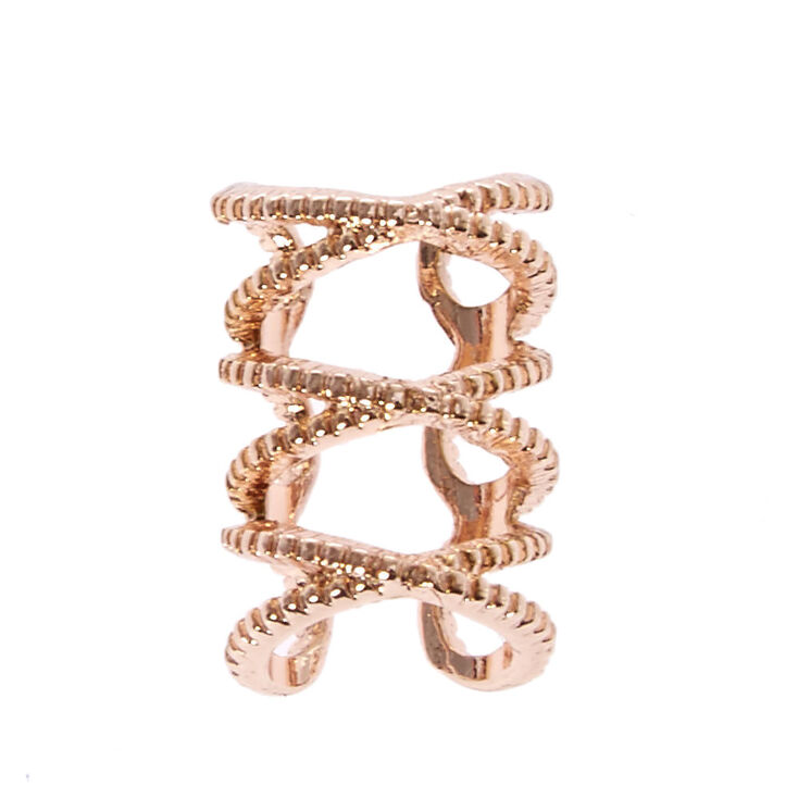 Triple Infinity Symbol Ear Cuff,