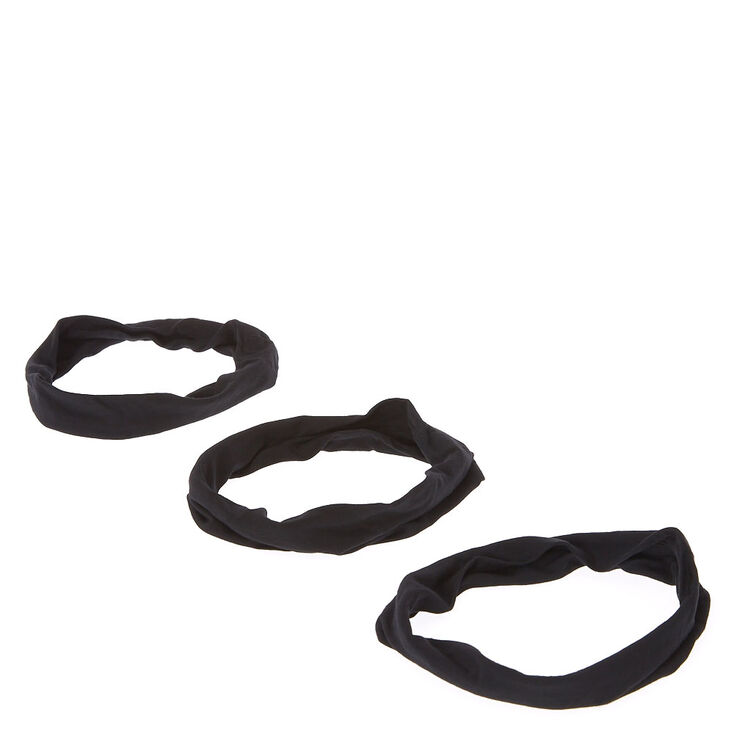 Black Trio Headwraps,