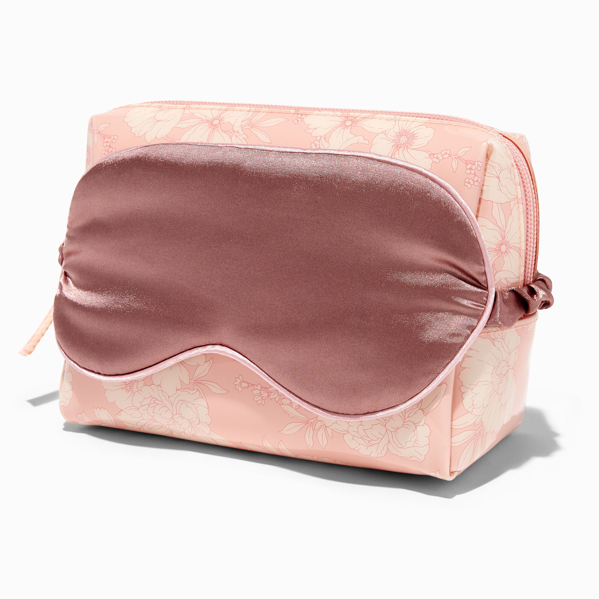 Medium Floral Makeup Bag with Sleeping Mask Icing US