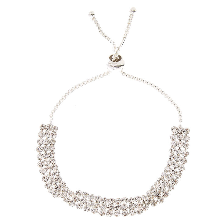 Twisted Crystal Chain Bracelet,