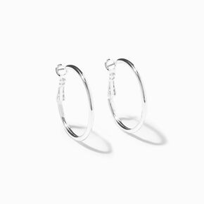 Silver 30MM Hoop Earrings,