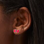 Sterling Silver Hello Kitty&reg; Enamel Bow Stud Earrings,