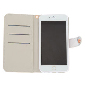 Marble &amp; Rose Gold Folio Phone Case - Fits iPhone&reg; 6/7/8/SE,