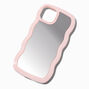 Pink Trim Wavy Mirror Phone Case - Fits iPhone&reg; 13/14/15,
