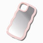 Pink Trim Wavy Mirror Phone Case - Fits iPhone&reg; 13/14/15,