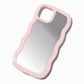 Pink Trim Wavy Mirror Phone Case - Fits iPhone&reg; 13/14/15,