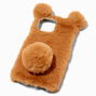 Furry Brown Bear Protective Phone Case - Fits iPhone&reg; 13 Pro Max,