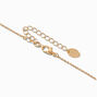 Gold Zodiac Symbol Pendant Necklace - Aquarius,