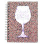Drunk Thoughts Shaker Sequin Notebook - Purple,