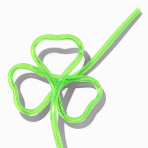 St. Patrick&#39;s Day Shamrock Drinking Straws - 3 Pack,