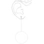 Silver 3.5&quot; Textured Hoop Clip On Drop Earrings,