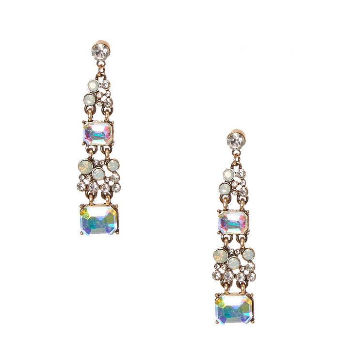 Antique Style Deco Drop Earrings,