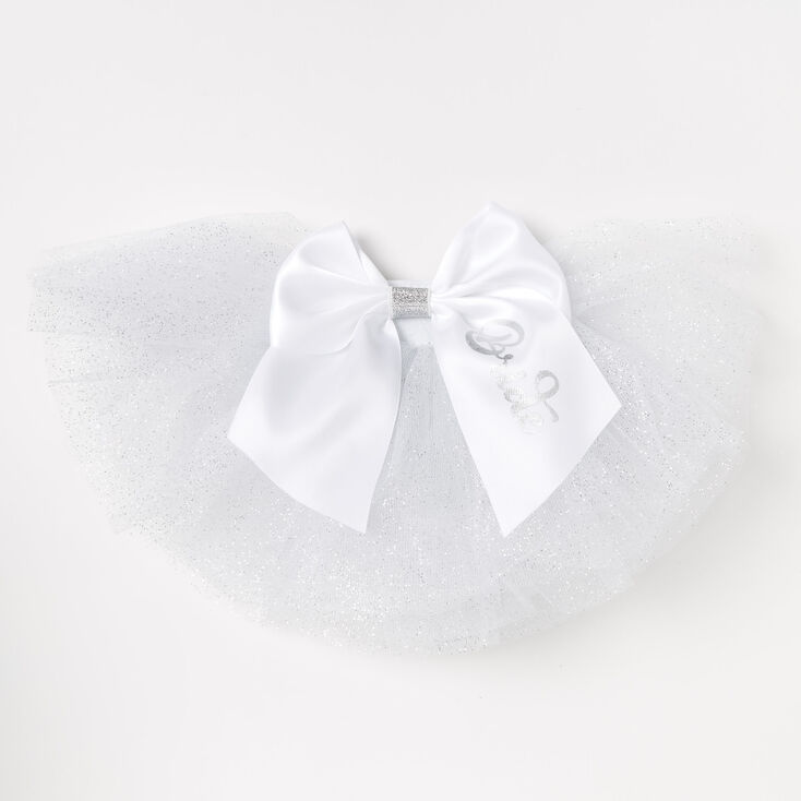 Bride Glitter Bikini Tutu - White,