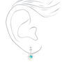 Silver 0.5&quot; Good Vibes Drop Earrings - 3 Pack,