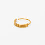 Gold Tripple Row Nose Ring,