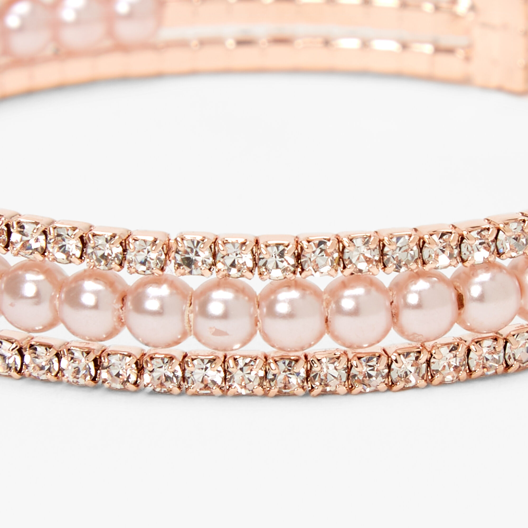 Rose gold clearance rhinestone bracelet