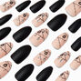 Celestial Gem Stiletto Vegan Faux Nail Set - 24 Pack,