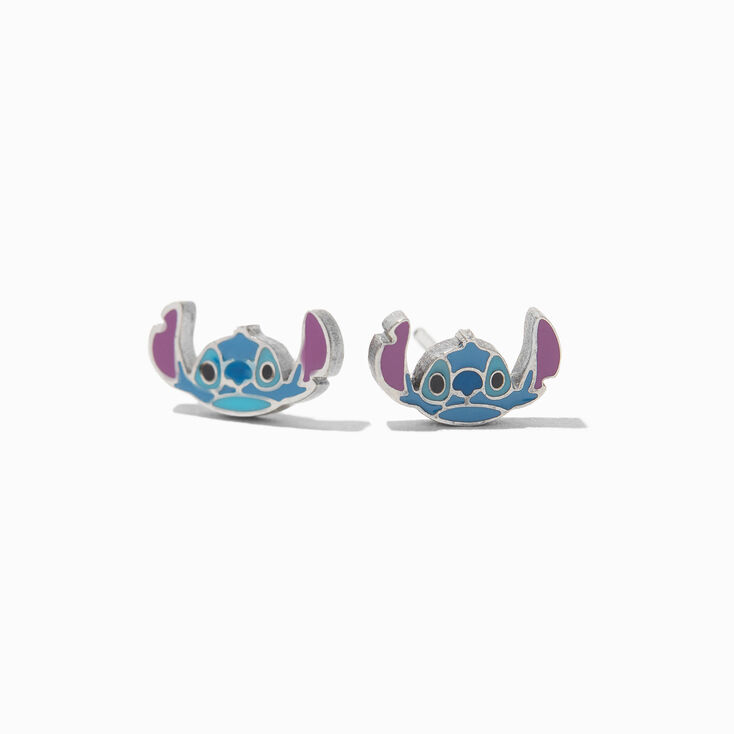 Disney Stitch Stainless Steel Studs Ear Piercing Kit with Ear Care Solution,