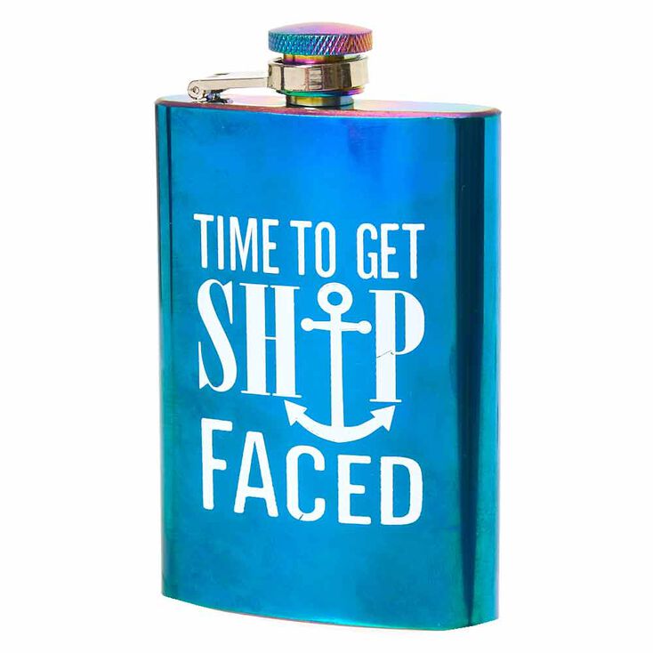 Ship Faced Flask,