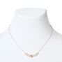 Rose Gold Faux Pearl Jewelry Set - 3 Pack,