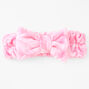Pink Palm Makeup Bow Headwrap,