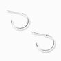 ICING Select Sterling Silver 10MM Hoop Earrings,