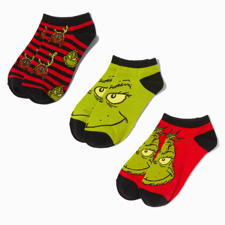 Dr. Seuss&trade; The Grinch &amp; Max No-Show Socks - 3 Pack,