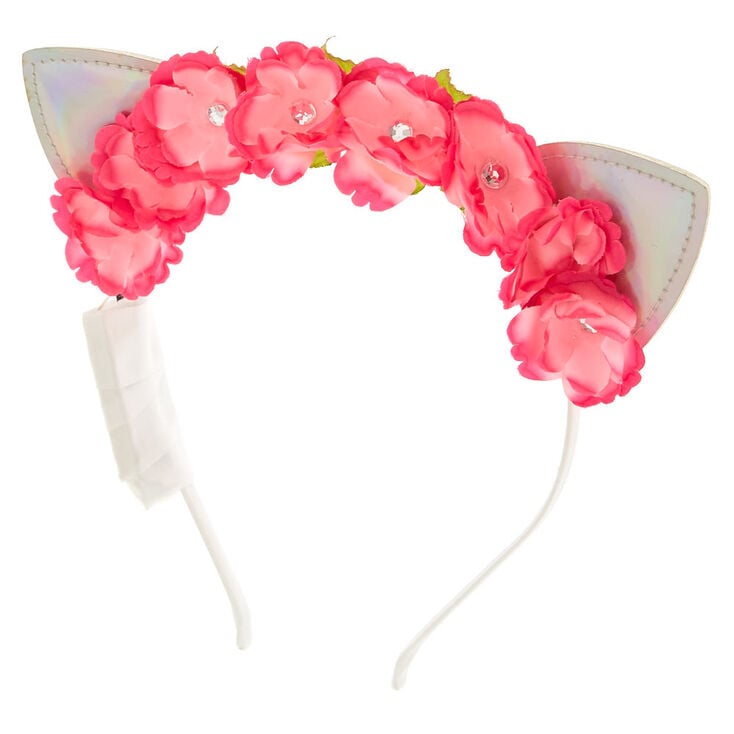 Pink Holographic Light Up Headband,